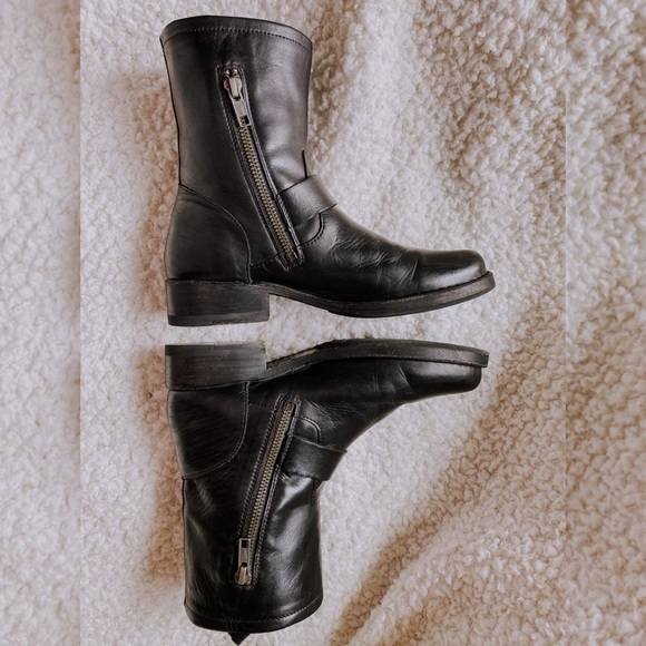 Frye Ankle Boots with Buckles (Leather) - Picture 7 of 11